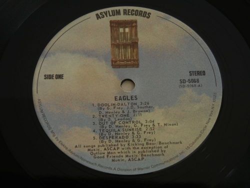 EAGLES DESPERADO 1973 ASYLUM RECORDS LP 12" VINYL ALBUM SD5068 DOOLIN DALTON, US $9.99, image 10