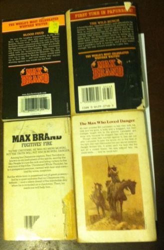Book LOT OF 4 MAX BRAND The Smiling Desperado Fugitives Fire Ricky Doone's ..., US $15.59, image 3