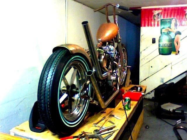 Harley sportster chopper bobber with lots of extras