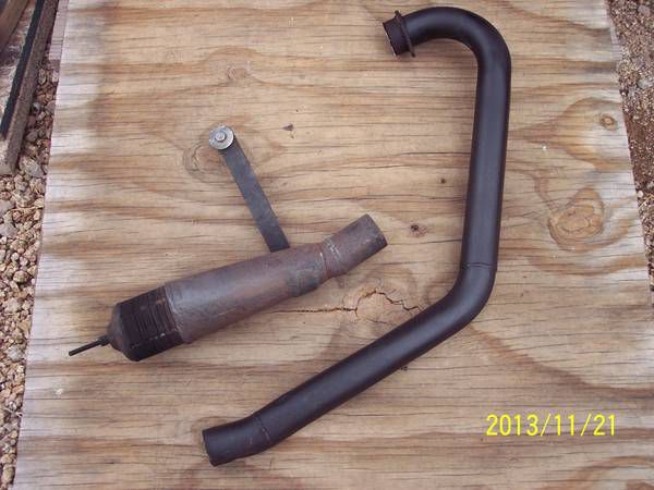 Tt/xt 500 yamaha header pipe and muffler