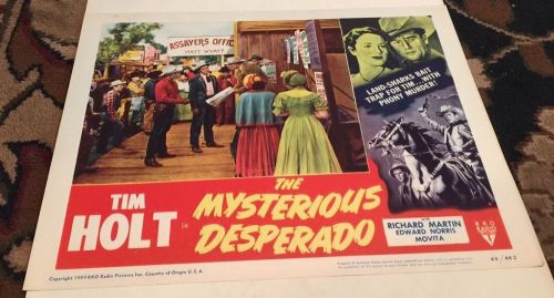 1949 THE MYSTERIOUS DESPERADO Movie Lobby Card - 49/442