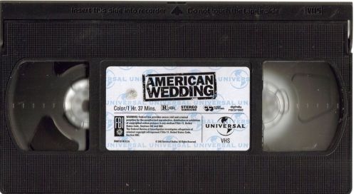 AMERICAN WEDDING Alyson Hannigan,Seann Scott,VHS,NTSC,Full Screen,Comedy