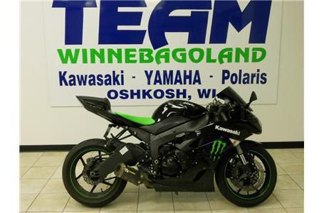 2009 kawasaki ninja zx-6r monster energy  sportbike 