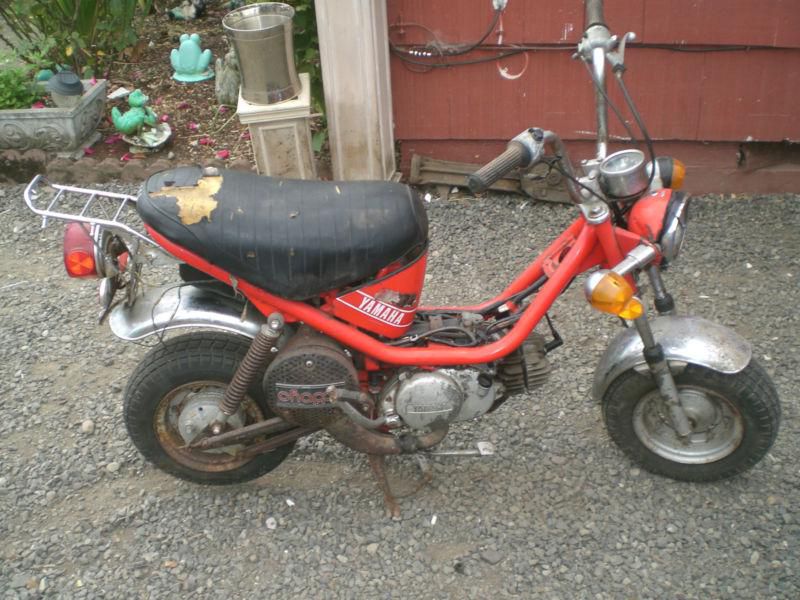 1975 YAMAHA CHAPPY LB MINI TRAIL BIKE STREET LEGAL VINTAGE FOR PARTS OR RESTORE