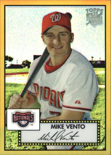 2006 (NATIONALS) Topps &#039;52 Chrome Gold Refractors #52 Mike Vento /52