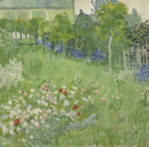 Vincent van gogh daubigny&#039;s garden canvas giclee print reproduction poster copy