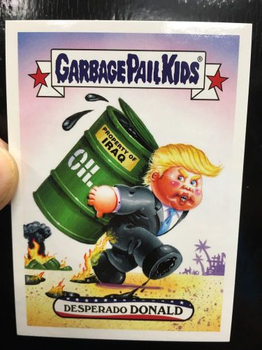 Topps 2016 Garbage Pail Kids #3 Disgrace to the White House Desperado Donald, US $13.00, image 1