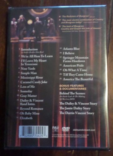 Alive! In Concert by Dailey & Vincent (DVD, 2015) Includes Extra Features!, US $19.99, image 3