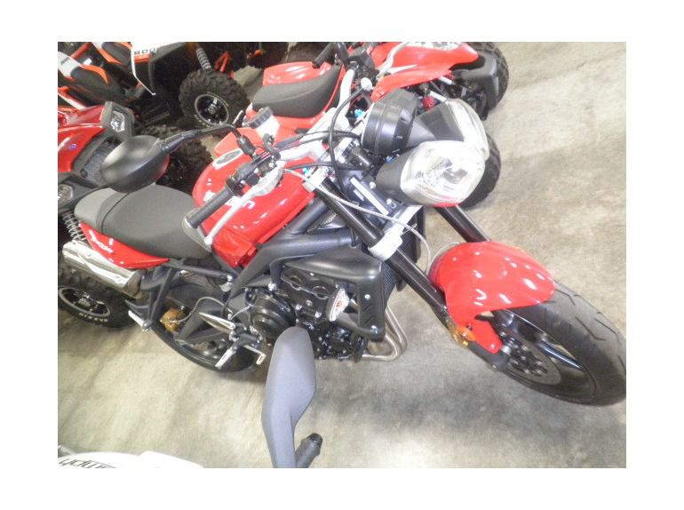 2012 triumph street triple r r - diablo red 