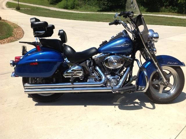 2006 heritage softail classic flstci, 13k, blue, adult driven, excellent cond