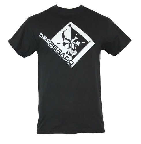 Metal Gear Mens T-Shirt - Desperado Enforcement Skull Logo Image
