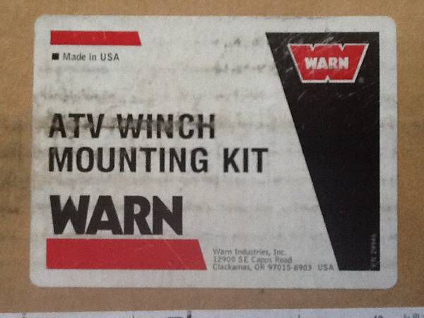 (01-04) Honda Foreman Rubicon winch mounting kit