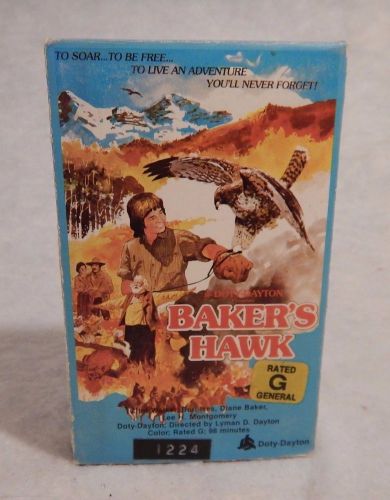 Betamax Beta BAKER&#039;S HAWK 1976 Clint Walker Burl Ives Diane Baker