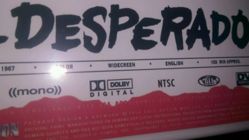EL DESPERADO DVD UNCUT anamorphic widescreen spaghetti wild east dirty outlaws, image 4