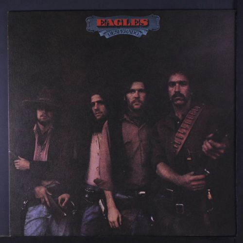 Eagles: desperado lp (columbus circle pressing, textured cover) rock &amp; pop