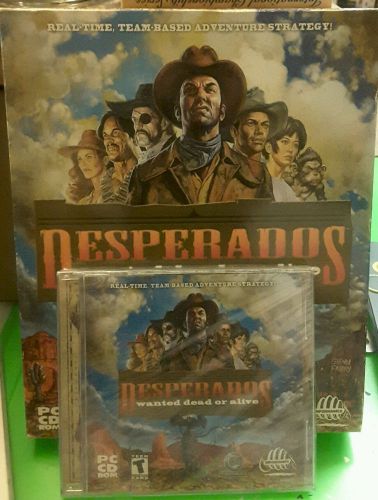 Desperados: Wanted Dead or Alive - Big Box w/ Brand New Sealed Jewel Case RARE!, US $14.00, image 1