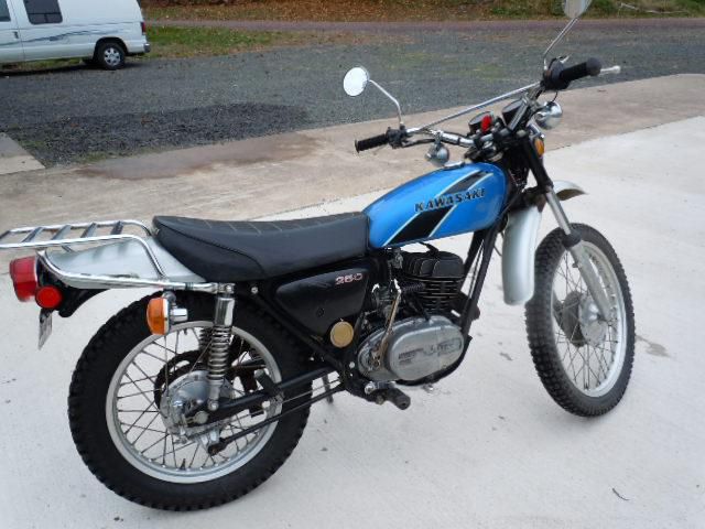 1975 Kawasaki F11 250 cc Enduro 2 stroke Motorcycle 2nd owner