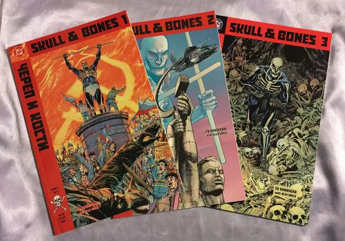 SKULL &amp; BONES #1,2,3~SET OF 3 TPB BOOKS~ED HANNIGAN~DC COMICS~NM~FREE USA SHIP