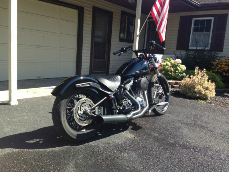 2012 harley davidson blackline bobber - night train softail