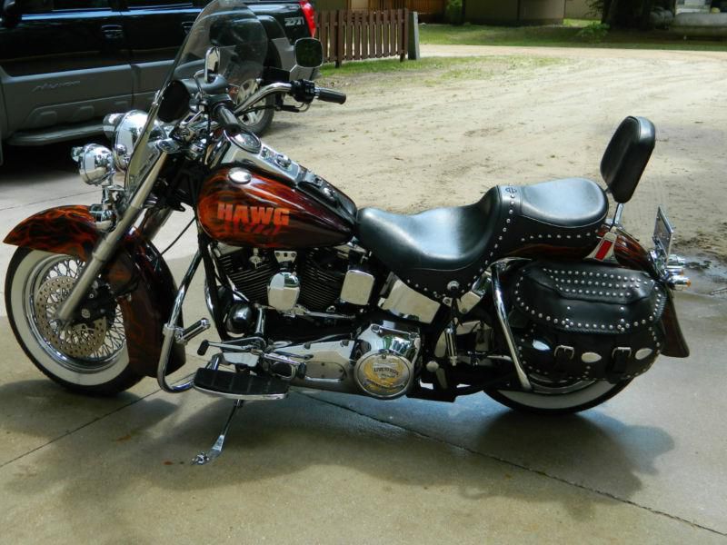 1990 Harley Davidson Heritage Softail Classic-Custom Paint & Loaded with Chrome, US $8,750.00, image 2
