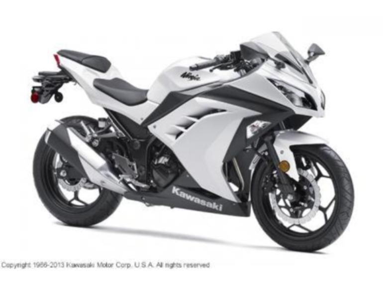 2013 Kawasaki NINJA 300 WHITE Sportbike 