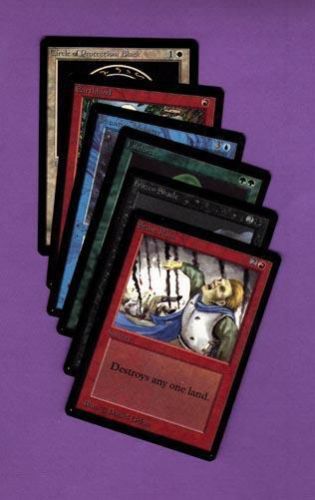 Mtg beta~lot of 6 different cards unplayed