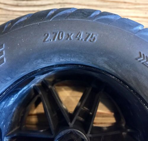 Set Of 4 ProLine 2.8 Street Fighter Tires Mounted On Desperado Wheels #1181, US $110, image 7