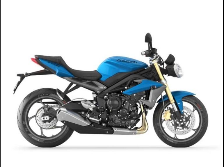 2013 triumph street triple abs - caribbean blue 