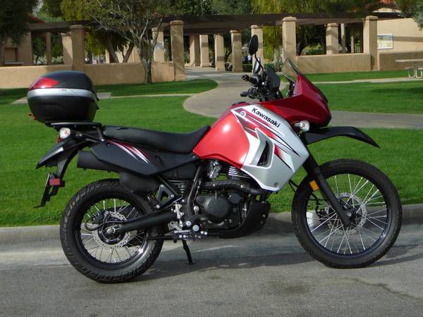 2012 Kawasaki KLR 650 Red with extras