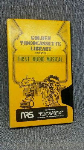 First Nudie Musical Betamax Beta Tape
