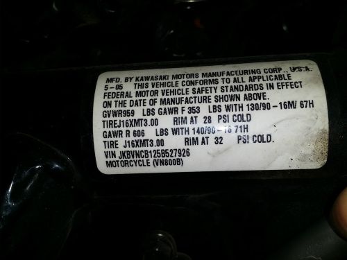 2005 Kawasaki Vulcan, US $16000, image 9
