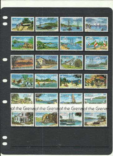 St vincent grenadines. 1974-1981 .islands