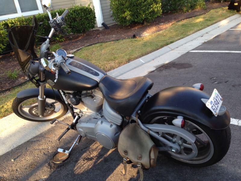2009 Black Harley Davidson Rocker motorcycle softail