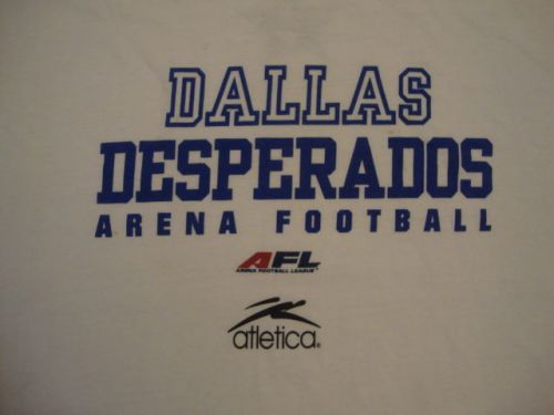 Dallas Desperados Arena Football AFL Texas Souvenir white T-Shirt XL, US $14.99, image 2