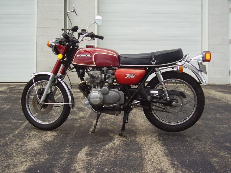 1973 honda cb350f four cylinder. good looking, good riding bike