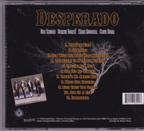 DEE SNIDER'S DESPERADO-ACE (*CD, 2006, Box Set, Deadline) Twisted Sister Metal, image 5