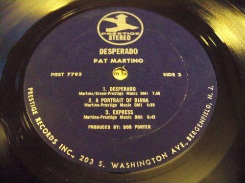 PAT MARTINO Desperado LP Orig avant jazz guitar Prestige 1970 Fender Rhodes VG+, US $130, image 5