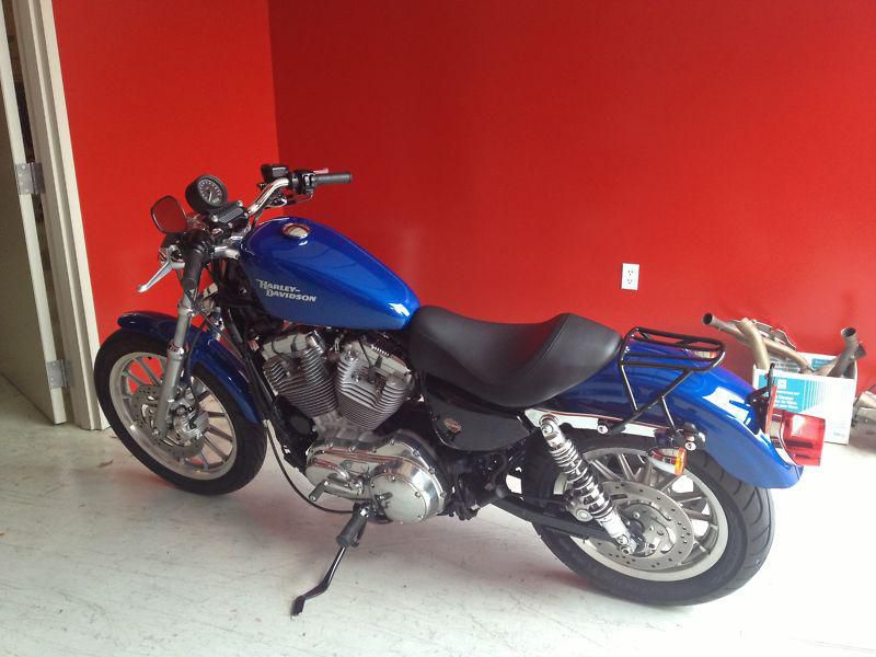 2008 sportster motorcycle harley davidson  xl883 w/ vance and hines exhaust